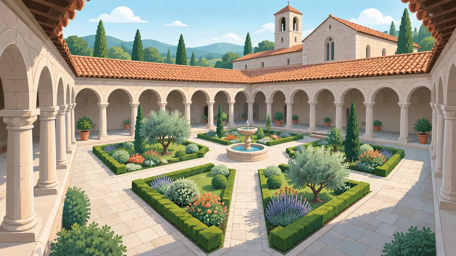 Внутрішній двір The Met Cloisters