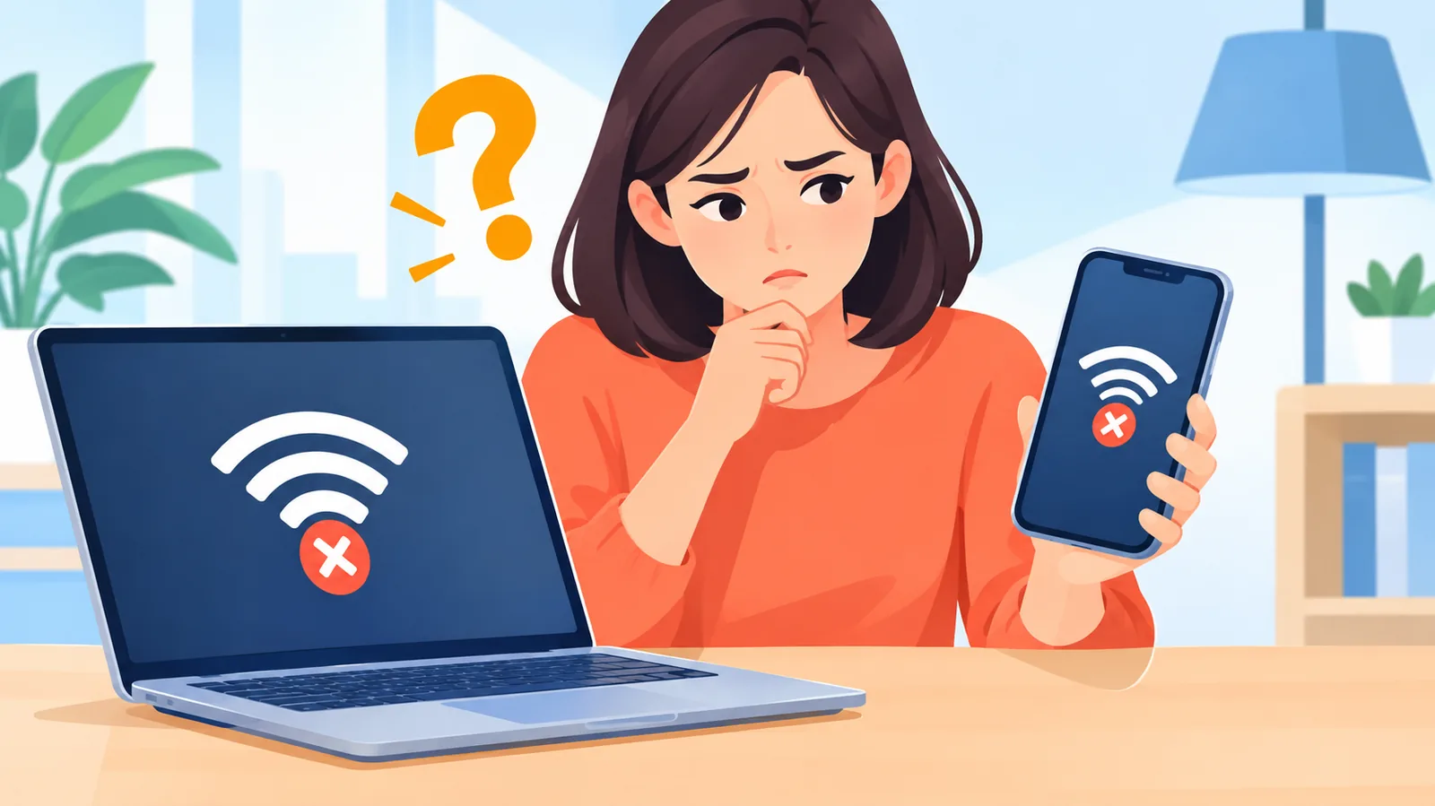 Порівняння ноутбука та смартфона без доступу до інтернету