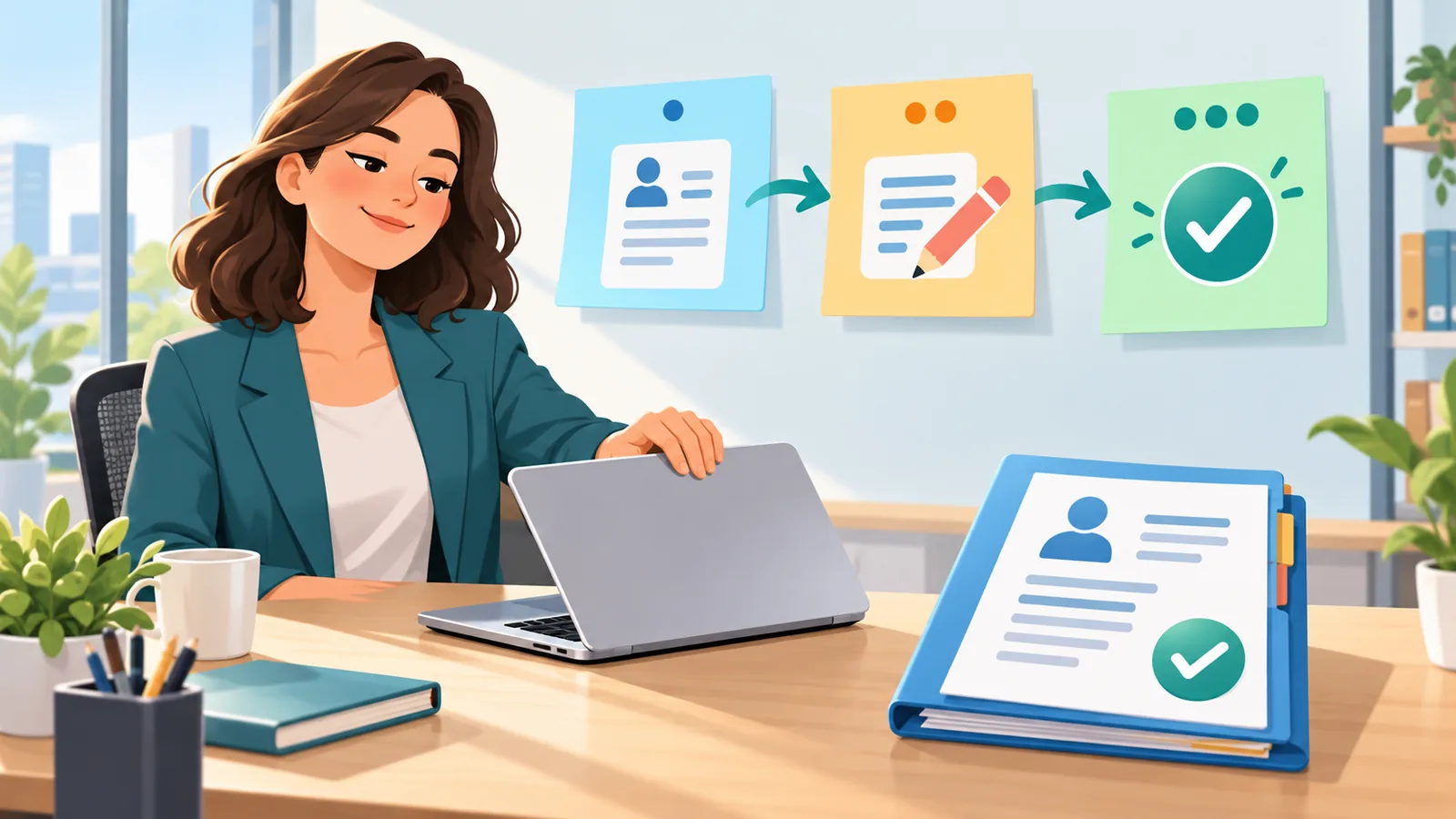 Người tìm việc hoàn tất ba bước chọn dịch vụ viết CV