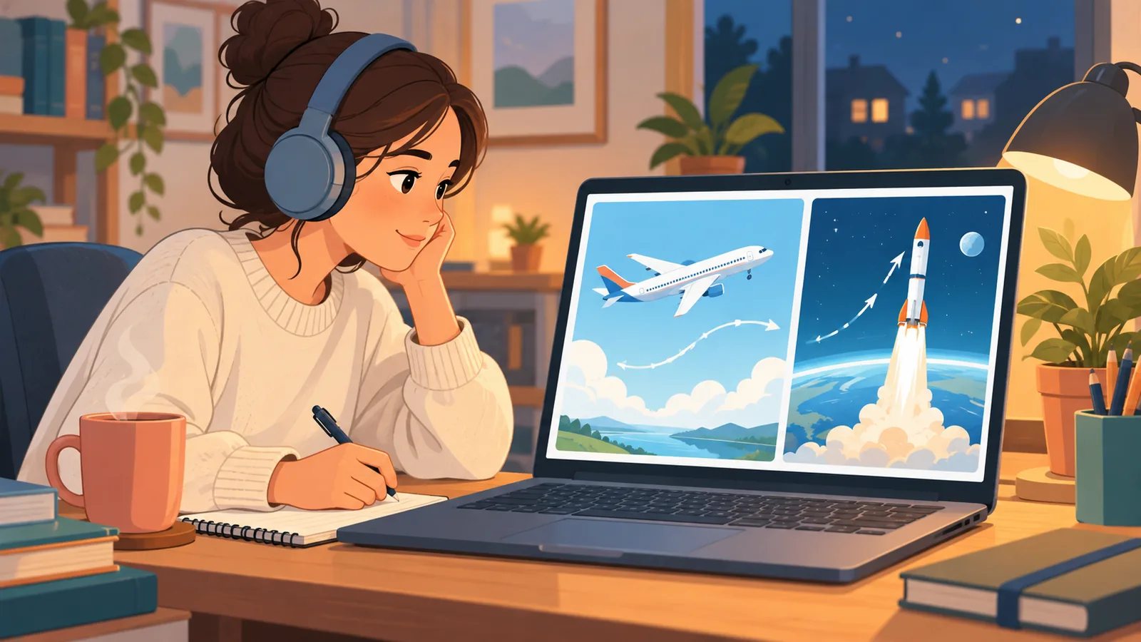 Học trực tuyến chương trình công nghệ vũ trụ tại nhà