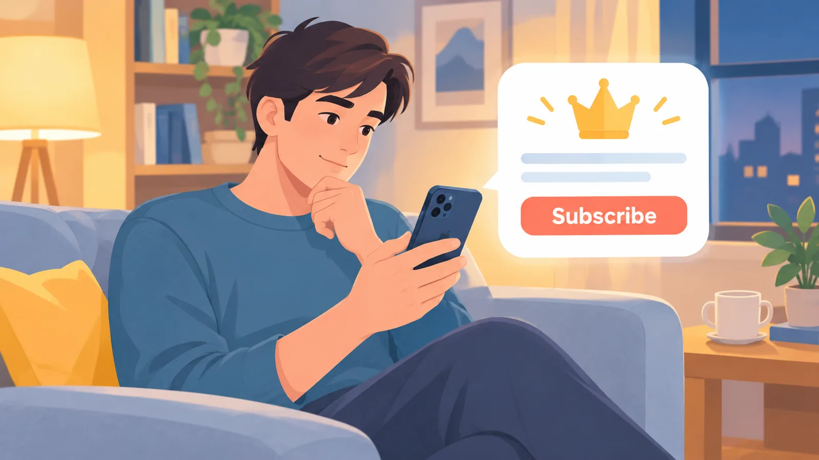 Người trẻ cân nhắc đăng ký gói Game Pass trên iPhone