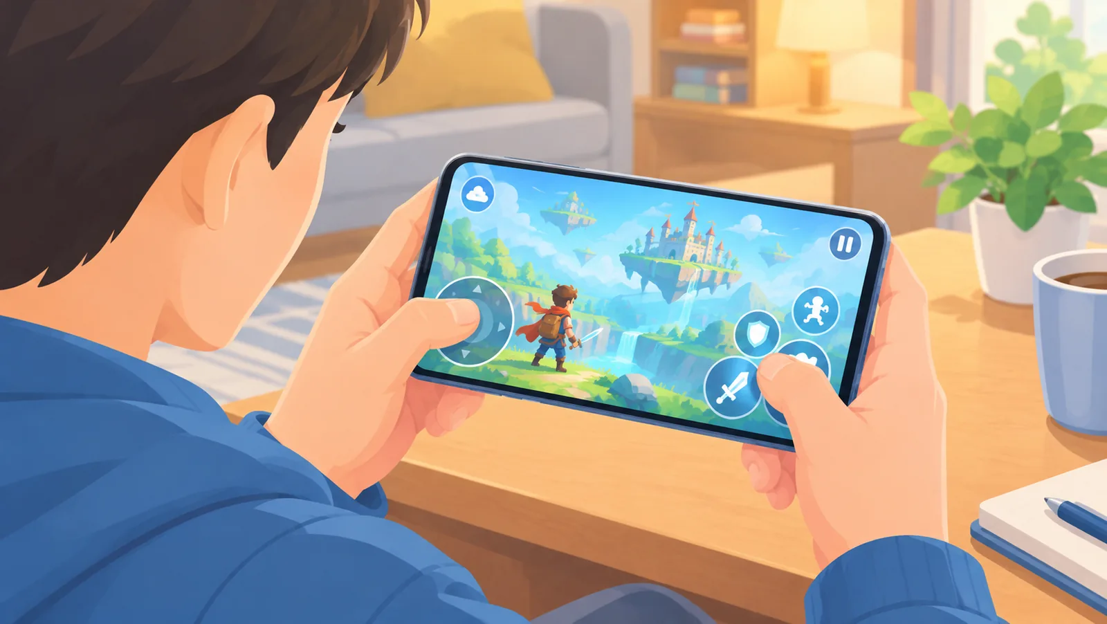 Ảnh bìa: chơi Xbox Cloud Gaming trên Android bằng cảm ứng