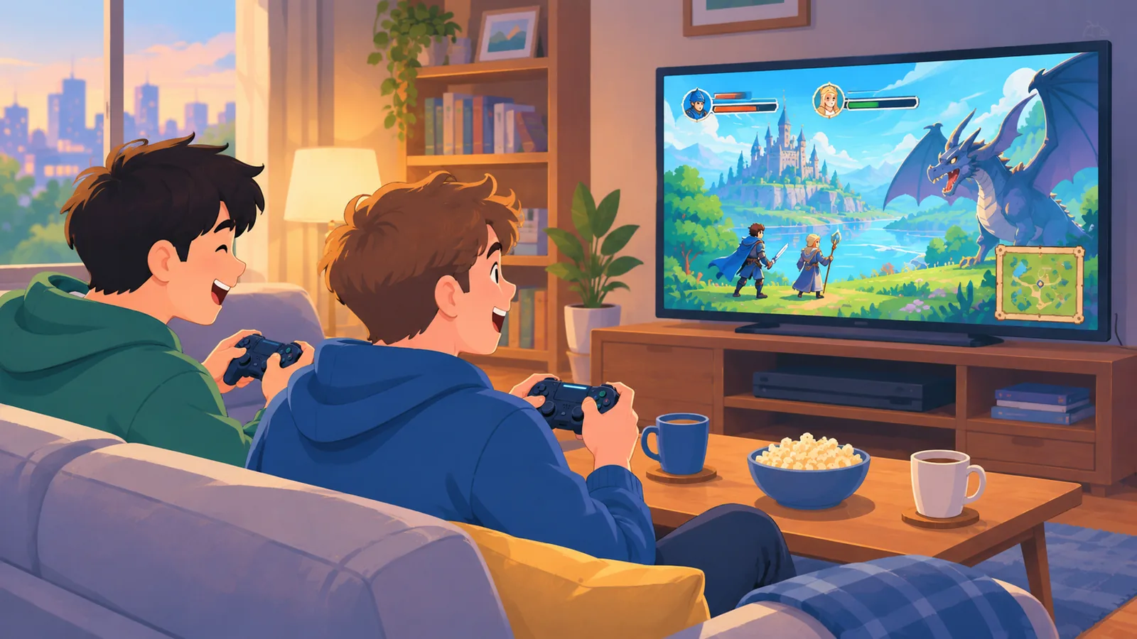Màn hình game chiến thuật với bản đồ thời trung cổ