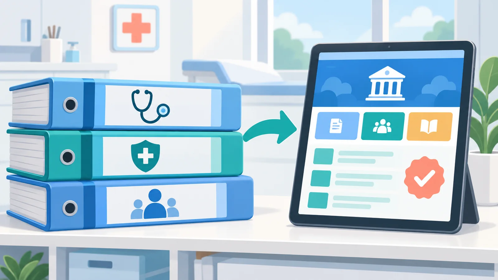 Tài liệu tham khảo chính thức và máy tính bảng hiển thị trang web chính phủ