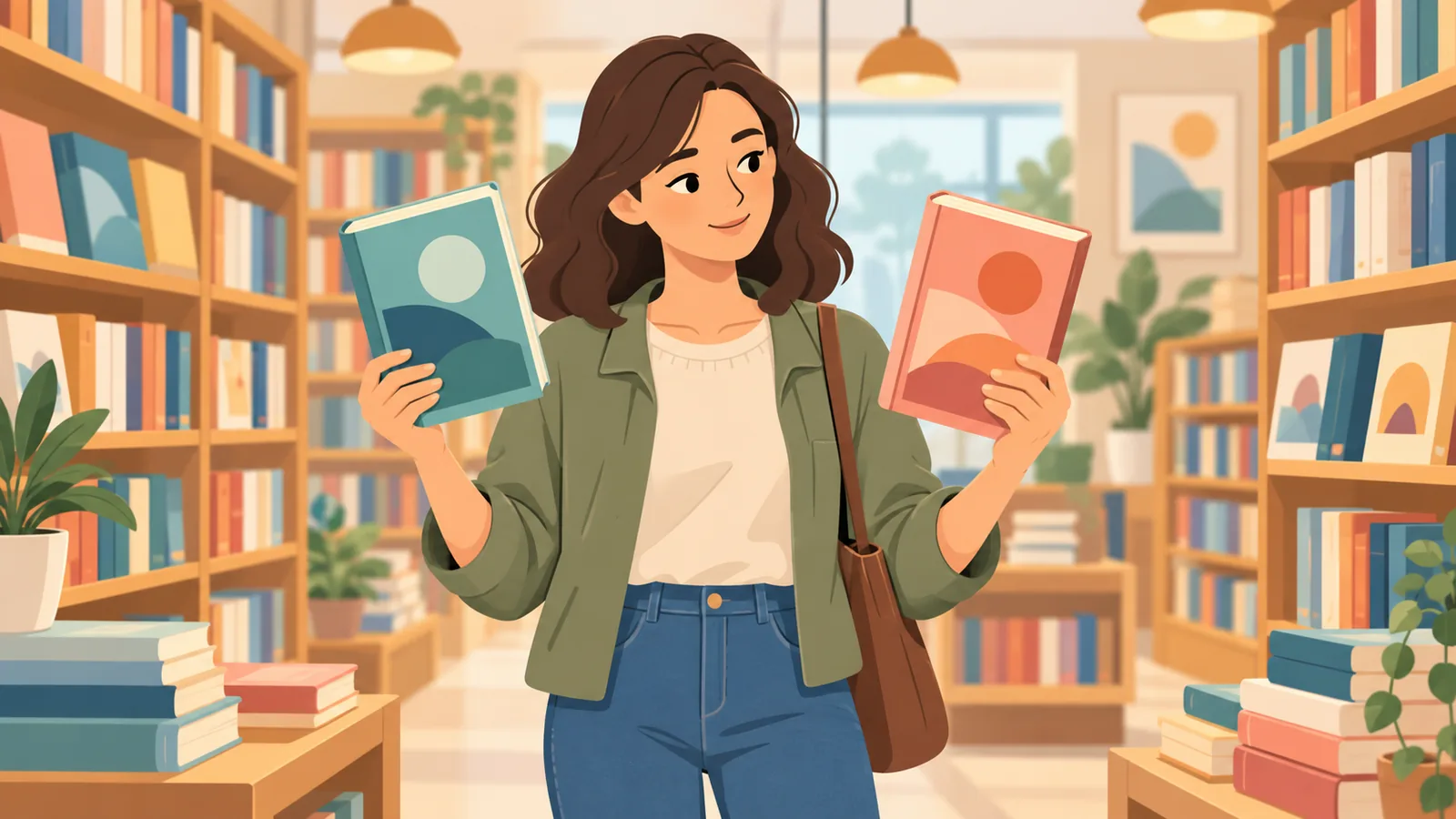 Người đọc chọn truyện đầu tiên giữa các cuốn sách