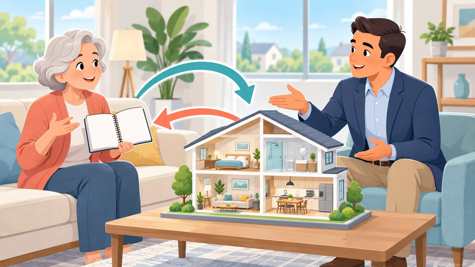 Người cao tuổi đặt câu hỏi cho đại diện cộng đồng