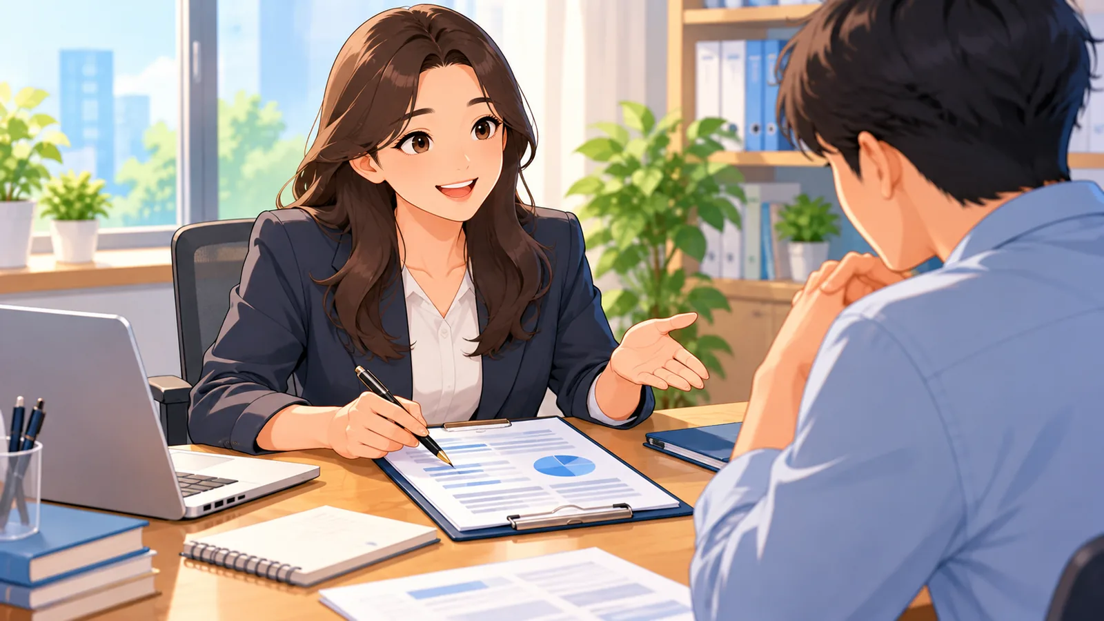 Chuyên viên giải đáp thắc mắc của khách hàng về nợ thuế