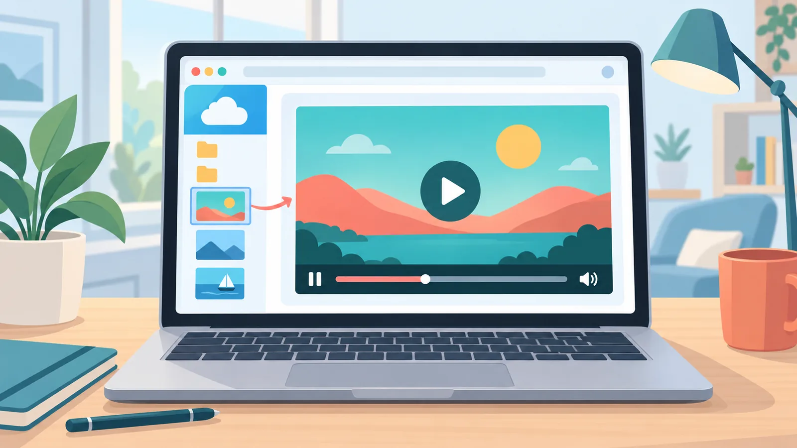 Giao diện lưu trữ và phát video trực tiếp trên đám mây